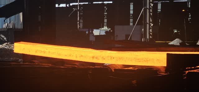 Molten steel line