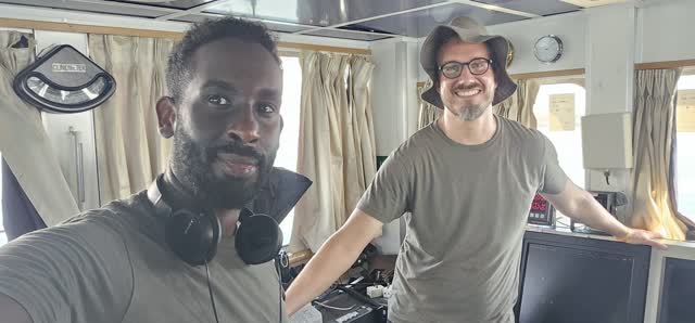 Crew at sea