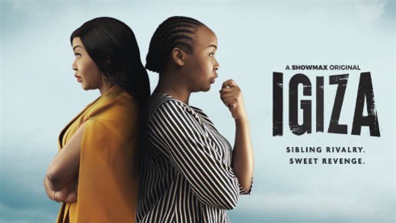 Igiza key art &mdash; twin sisters back to back